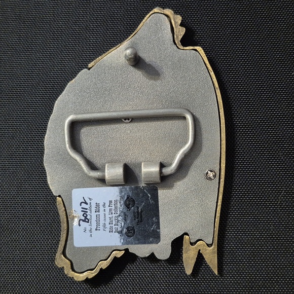 Vintage Brass Flying Eagle Belt Buckle “Freedom Rider”. - Picture 3 of 3